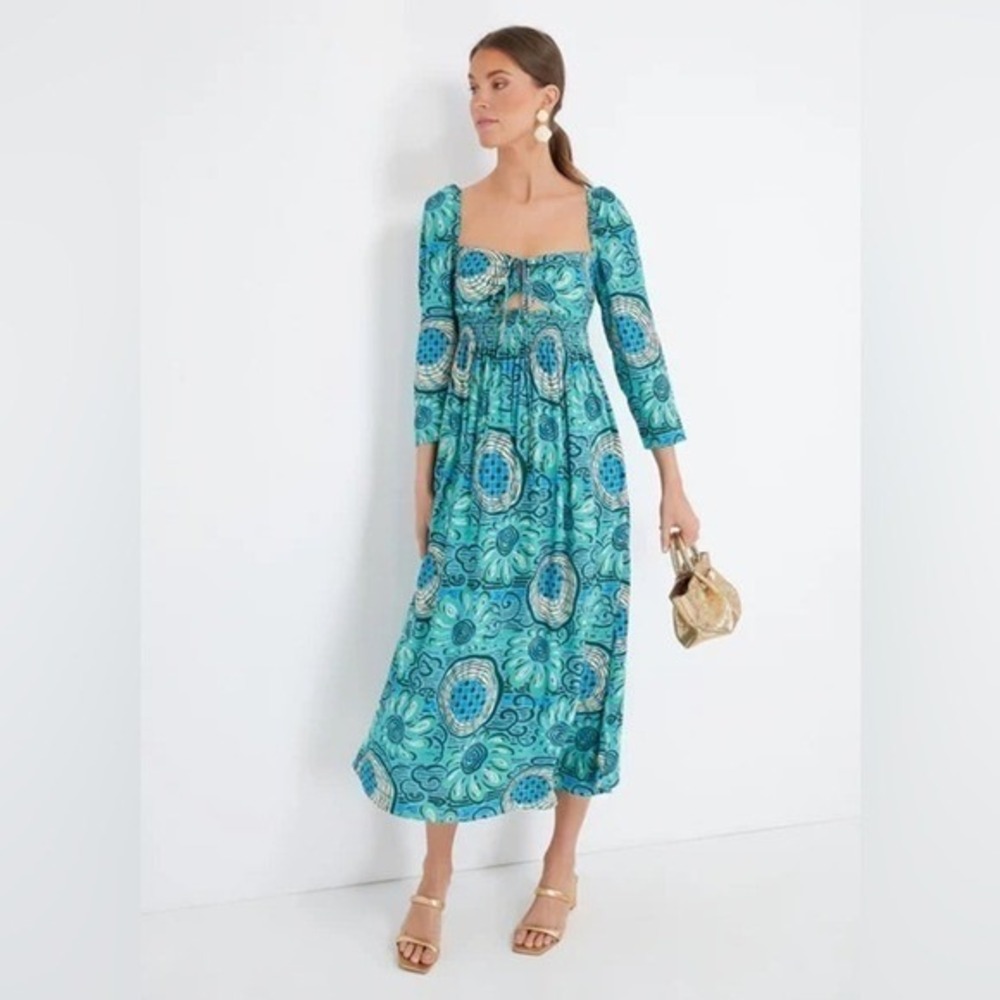 Tuckernuck RHODE Phoenix Maxi Printed Dress NWT size 0